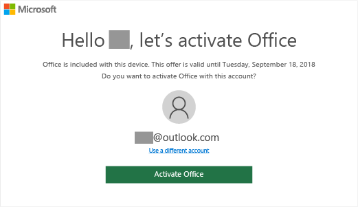 microsoft activation wizard office 2016